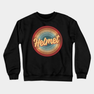 Helmet Vintage Circle Crewneck Sweatshirt